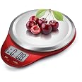 ZCXBHD Bilancia Digitale da Cucina 30kg/1g Plastica ABS Elettronica Precisione con Funzione PCS Tare, Display LCD, Peso per Alimenti Cottura Frutta