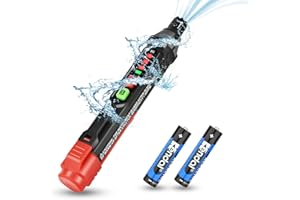 Vothen Rilevatore di gas, Rilevatore di perdite di gas con allarme acustico e Display Digitale per il rilevamento di perdite di propano, metano e gas naturale per la casa (include x2 batterie)