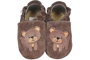 HOBEA-Germany Krabbelschuhe für Jungs und Mädchen in verschiedenen Designs