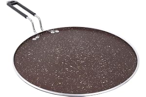 Royalford 30 cm Aluminium Smart Dosa Tawa, Black, RF9704