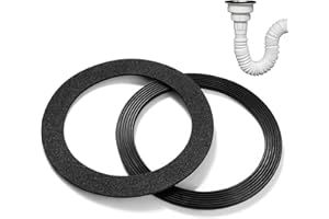 Lyeteung 2 Pièces 114mm Joints Toriques pour Évier, Évier Joint Torique, Joint de Rechange pour Bonde D'évier, pour 114mm Bonde D'évier