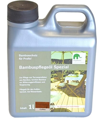 Bambus Pflegel Toolisan - hochwertiges lharz fr Zune, Rohre &  Terrassendielen (0.75 Liter) : Amazon.de: Baumarkt