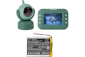 TCTK TECHTEK Batería 4000mAh Compatible con [Babymoov] A014426, A014433, A014435, Babyphone Yoo Go +. A014429, Babyphone Yoo Go+ HD, Yoo Master +, Yoo Master+, Go +, Master sustituye AHB705775