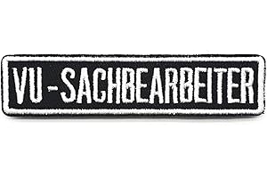 ‎POLIZEIMEMESSHOP Polizeimemesshop Namensschilder 2.0 VU-Sachbearbeiter Textil Patch mit Klett - Polizei - Verkehrsunfall Fun