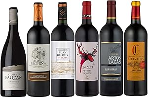 LA GRANDE VINOTHÈQUE Calvet - Coffret Cadeau - Assorti Dégustation - Assortiment de 6 vins rouges de nos domaines du Sud de la France (6 x 0,75L)