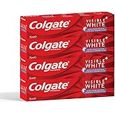 Colgate Visible White Whitening Toothpaste, 75ml x 4 Pieces