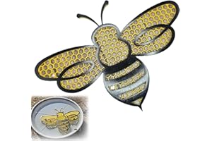 KGJAXF 1Pcs Bee Cups for Garden, Bee Bath & Butterfly Feeder Drinking Tray for Thirsty Bees, 25x18.2cm pollination water source, a safe resting place for bees, butterflies, and insects