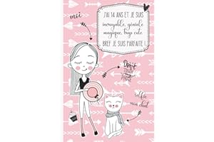 J'ai 14 ans et je suis incroyable, géniale, magique, trop cute bref je suis parfaite !: Journal intime pour fille 14 ans | Journal de souvenir & gratitude | Cadeau fille 14 ans | Couverture Rigide