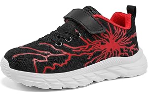 Qciplr Hallenschuhe Für Jungen Turnschuhe Für Jungen Mädchen Sportschuhe Kinder Laufschuhe Mesh Atmungsaktiv Tennisschuhe Leicht Outdoor Fitness Sneaker
