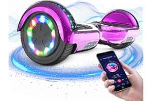‎VOUUK VOUUK Hoberboard 6,5-Zoll-Hoverboard mit zwei Rädern, Mit Bluetooth-Lautsprecher, Mit LED-Lichtern Geeignet für Kinder und Erwachsene