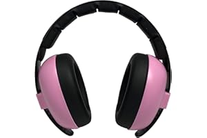 Banz Bubzee nauszniki dla niemowląt, płatki różowe EM010