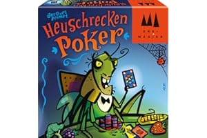Schmidt Spiele 40893 Heuschrecken Poker, DREI Magier Kartenspiel, bunt
