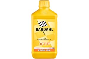 Bardahl XTF Fork Oil, synthetisches Gabelöl, 1 Liter (SAE 5W)