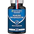 Marine Magnesium and Vitamin B6 | Fights Fatigue | 150 mg/day | 120 Plant-based Capsules | French Expertise