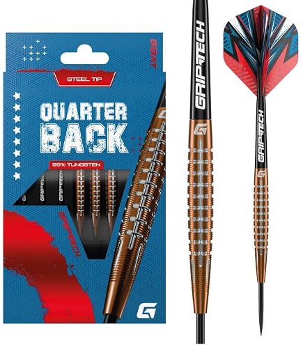 Fléchettes GOAT Homerun – 90% Tungstène, 25g, Pointes Acier, Set Complet