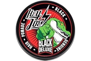 ‎HEY JOE HEY JOE! Genuine Haar Pomade Herren Black Deluxe 100 ml | Haarpomade Männer Schwarz für Weiße Haare oder als Farbverstärker für Schwarzes Haar - Professionelle Haarstyling Produkte