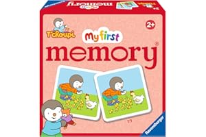 Ravensburger - Jeu Éducatif - My First Memory® - T'Choupi - Un Premier Jeu éducatif mêlant Observation, Association et mémorisation - À partir de 2 Ans - 22464