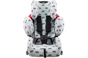 JYOKO KIDS Funda de algodón para silla de coche compatible con Recaro Young Sport Hero (RACCOON)