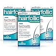wellman Hairfollic Hair Supplements For Men - Advanced Hair Nutrition With Tricological Amino-Lignan Complex | 27 Bionutrients For Healthy Hair, Beard, And Skin (Pack Of 3), Tablet