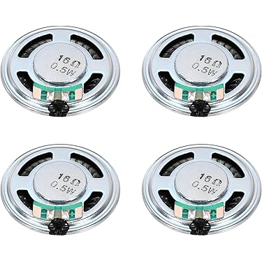 Haut-Parleur Ovale 1,5W 8 Ohms - Pour Caméra Embarquée & Radar De Stationnement - 20x30x5mm - DIY - Pack De 2