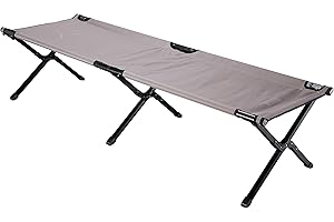 Grand Canyon Topaz Camping Bed L – Cama plegable de camping de aluminio – Cama plegable para exteriores