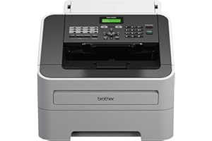 Brother FAX-2940 Mono Laser Fax Machine, High Speed Modem| Fax, A4 | UK Plug
