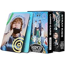 CoolShef 92 Sheets StrayKids Photocard Collection Set with