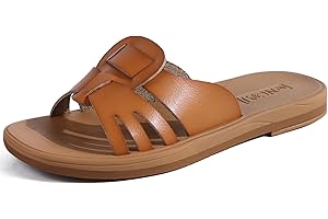 ONCAI Sandalias de para Mujer Planas Sandalias de moda Verano elegantes cómodas Beach sandalias Antideslizantes de goma Tamaño 36-42