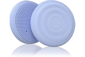 GLOSKIN Balance Kissen Mit Pumpe, Durchmesser Von 34 cm, Balancekissen, Orthopädischer Gleichgewichtskissen, Bürokissen, Yoga -Sportkissen, Luftkissen für Massage