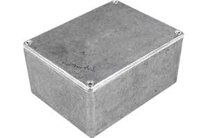 HAMMOND MANUFACTURING HAMMOND 1550C Enclosure, Diecast, IP54, Instrument, 55 mm, 90 mm, 115 mm, Aluminium Alloy, Unfinished (1 piece)