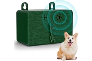 QEWEUUIE 2025 Bark Shield Anti Barking Device for Dogs,4 Modes dog barking device,50 Ft dog barking deterrent devices Indoor Outdoor- For Small Medium Large Dogs Garden home application