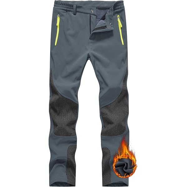 Pantalon Randonnée Hiver Unisexe - Doublé Polaire Imperméable Et Chaud Pour Sports Extérieurs