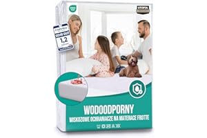 UTOPIA BEDDING Pokrowiec Na Materac: Pokrowiec Na Materac O Wymiarach 180 x 200 cm I Głębokości Do 30 cm Z Okrągłą Gumką