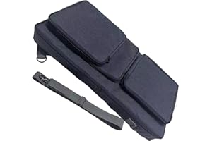 Yaowanguan Consolle per DJ Borsa Custodie per Pioneer DJ DDJ-FLX6/DDJ SX SX2 SX3,Custodia da Viaggio Portatile di Ricambio con Tracolla e Trasporto,Borse per Cuffie,Tablet,Cavo,Caricabatterie (Blu)