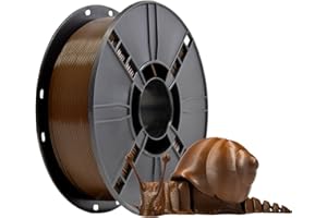 iBOSS PLA Plus (PLA+) Filamento per Stampante 3D, 1.75 mm Filamento PLA Plus, Precisione di Misurazione +/- 0.02 mm, Bobina da 1 kg (2,2 lbs) per Stampante 3D, Marrone