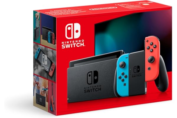 Nintendo Switch Console de Jeux Portables 15,8 cm (6.2") 32 Go Écran Tactile WiFi Bleu, Gris, Rouge