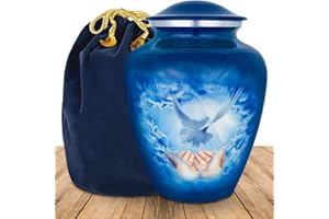 Trupoint Memorials | Urnes de crémation | Cendres humaines | Urnes décoratives | Urnes pour Femmes et Hommes | Urnes pour Adultes | Urnes funéraires - Cardinal | Grandes | Jusqu'à 90 kg (Colombe)