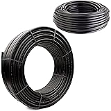 Bradas® Verlegerohr Wasserrohr Garten PE Rohr Ø 25mm 100m | Wasserleitung Kunststoff Schlauch Bewässerungssystem Gartenschlau