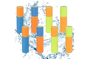 AWONLATE Pistolet à Eau, 8 Pièces Pistolet à Eau Enfant, Jouet D’Eau Canon à Eau, Pistolet à Eau en Mosse, pour Party Favors Pool Garden Outdoor