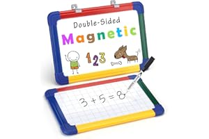 S SWANCROWN Swansea Small Whiteboard A4, Double Side Magnetic White Board for Kid Teacher Classroom Homeschool, Portable and Wall-Mount, 30x21cm