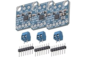 AZDelivery 3 x MAX98357A Amplificateur mono I2S 3W de classe D Module de breakout d'amplification sans filtre Module de décodage DAC Carte audio à large champ d'application, e-book inclus