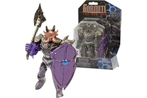 GORMITI THE NEW ERA Gormiti, Figurine articulée 15 cm, Gormiti avec Arme, Modèle Baron Durghon, pour Les Enfants à partir de 4 Ans, GRV214