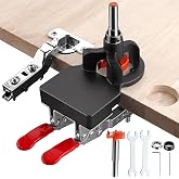XUNTOP Hide Hinge Jig 35mm Jig Hidden Hinge with Allen Key Hinge Hole Punch | Precision door hinge tool for wooden furniture