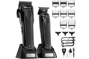 SUPRENT PRO Tagliacapelli Uomo Professionale, con Lama rivestita in DLC, Tagliacapelli Cordless per Barbiere, Macchina Clipper Tagliacapelli Regalo per Uomini