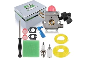 partszen 545180864 Weedeater Carburetor Fits for Zama C1U-W51B C1U-W46 C1U-W51B for Husqvarna FB25 Handheld Blower with Air Filter Spark Plug