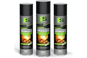 Spraytive 3 x 500 ml Power-Kaminscheibenreiniger – Aktivschaum-Spray für Kamin- & Ofenglas – entfernt Ruß, Fett & eingebrannte Rückstände selbsttätig – klare Sicht ohne Schrubben – Made in Germany