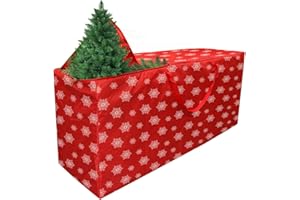 ZHSX Bolsa de Almacenamiento para árbol de Navidad árboles de 9 pies, Bolsa para árbol de Navidad, Bolsa de Almacenamiento para árbol de Navidad con Asas y Cremallera