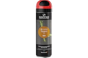 Soppec 141613O Tempo TP Traceur de Chantier, Rouge, TU EU