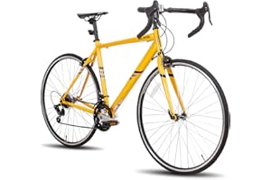 Hiland Rennrad 700c Rennrad Stahl City Commuter Fahrrad mit 14 Geschwindigkeiten