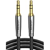 UGREEN Câble Audio Jack 3.5mm Mâle vers Mâle Câble Auxiliaire Jack Stéréo en Nylon Tressé Compatible avec iPhone SE iPad iPod